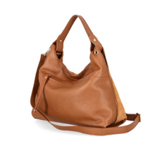 Load image into Gallery viewer, Visona Rosella Soft Leather Medium Hobo Bag