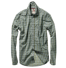 Load image into Gallery viewer, Relwen Shirt Broadcloth Madras Green/Blue