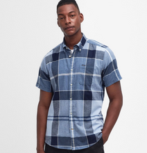 Load image into Gallery viewer, Barbour Doughill Short Sleeve Shirt Berwick Blue Plaid