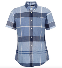 Load image into Gallery viewer, Barbour Doughill Short Sleeve Shirt Berwick Blue Plaid