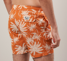 Load image into Gallery viewer, Hartford Swim Shorts Orange Palms