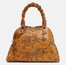 Load image into Gallery viewer, Cuoieria Fiorentina Mimi Leather Embossed Tote Bag