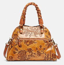 Load image into Gallery viewer, Cuoieria Fiorentina Mimi Leather Embossed Tote Bag