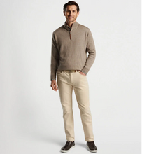 Load image into Gallery viewer, PETER MILLAR 1/4 ZIP AUTUMN CREST SWEATER - CREAM