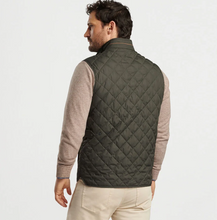 Load image into Gallery viewer, PETER MILLAR ESSEX QUILTED VEST DK OLIVE