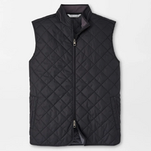 Load image into Gallery viewer, PETER MILLAR ESSEX QUILTED VEST BLACK