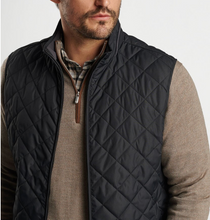 Load image into Gallery viewer, PETER MILLAR ESSEX QUILTED VEST BLACK