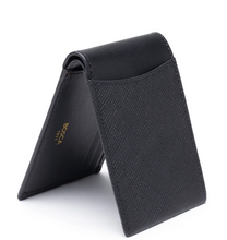 Load image into Gallery viewer, Bosca Saffiano Small Bifold Wallet RFID