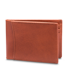 Load image into Gallery viewer, Bosca Saffiano Small Bifold Wallet RFID