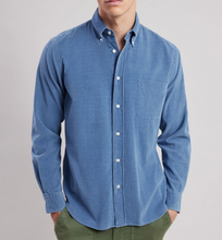 Load image into Gallery viewer, Hartford Pitt Cotton Corduroy BD Shirt Lt. Indigo