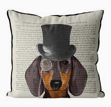 Load image into Gallery viewer, FabFunky Pillows - Dog Designs