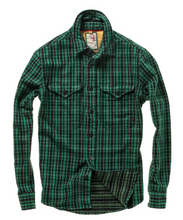 Load image into Gallery viewer, Relwen Mountain Flannel Green/Blk