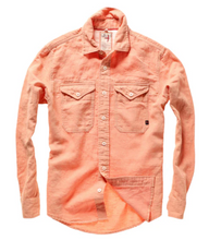 Load image into Gallery viewer, Relwen Linen Work Shirt Coral Fade