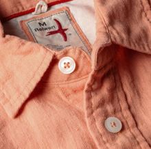 Load image into Gallery viewer, Relwen Linen Work Shirt Coral Fade
