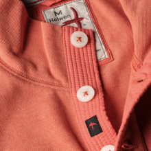Load image into Gallery viewer, Relwen Pique Button Mock Muted Orange