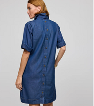 Load image into Gallery viewer, Hinson Wu Short Sleeve Aileen Dark Wash Denim Dress