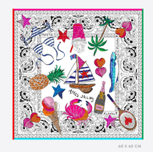 Load image into Gallery viewer, Vilagallo Silk Scarf Bandana Summer