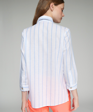 Load image into Gallery viewer, Vilagallo Stripe Shirt Raya W/Embroidered Pics