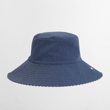 Load image into Gallery viewer, Barbour Women Fleur Reversible Bucket Hat Blue