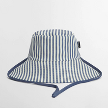 Load image into Gallery viewer, Barbour Women Fleur Reversible Bucket Hat Blue