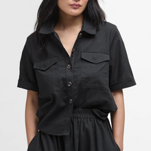 Load image into Gallery viewer, Barbour Women Luna Short Sleeve Shirt Black
