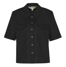 Load image into Gallery viewer, Barbour Women Luna Short Sleeve Shirt Black