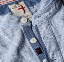 Load image into Gallery viewer, Relwen Ringspun Henley Lt. Blue