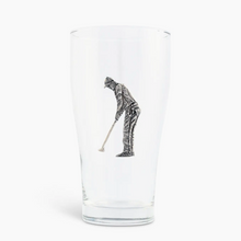 Load image into Gallery viewer, Vagabond House Golfer Beer Glass