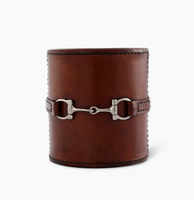 Load image into Gallery viewer, Vagabond House Genuine Leather Stirrup Cup Pen Holder