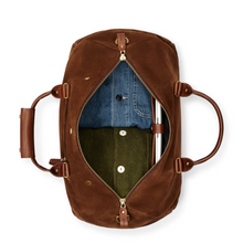 Load image into Gallery viewer, Bennett Winch Commuter Bag Brown Suede
