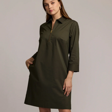Load image into Gallery viewer, Hinson Wu 3/4 Sleeve Alessa Dress Oregano