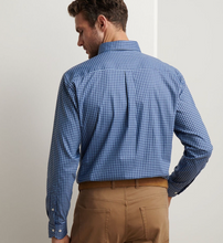 Load image into Gallery viewer, Peter Millar Conway Cotton Stretch Sport Shirt Ruddy Blue