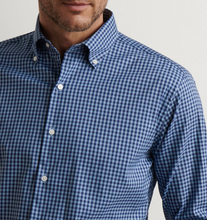 Load image into Gallery viewer, Peter Millar Conway Cotton Stretch Sport Shirt Ruddy Blue