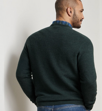 Load image into Gallery viewer, PETER MILLAR Autumn Crest Honeycomb Crewneck Sweater Nordic Pine