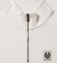 Load image into Gallery viewer, Belstaff Quarter Zip Sweatshirt Silver Birch