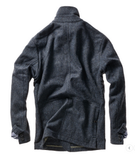 Load image into Gallery viewer, Relwen Heritage Trap Blazer Bright Blue/Navy Twill