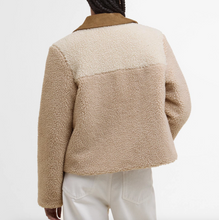 Load image into Gallery viewer, Barbour Malena Cropped Fleece Jacket Natural