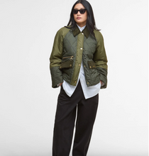 Load image into Gallery viewer, Barbour Martha Quilt Jacket Olive