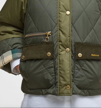 Load image into Gallery viewer, Barbour Martha Quilt Jacket Olive