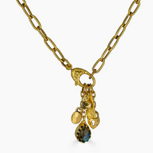 Load image into Gallery viewer, Loni Paul Labradorite Talisman Drop Necklace