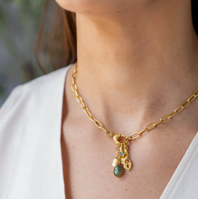 Load image into Gallery viewer, Loni Paul Labradorite Talisman Drop Necklace