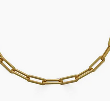 Load image into Gallery viewer, Loni Paul Matte Gold Paperclip Layering Chain