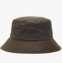 Load image into Gallery viewer, Barbour Field Wax Bucket Hat Sage