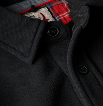Load image into Gallery viewer, Relwen Pique Fleece Workshirt Black