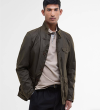 Load image into Gallery viewer, BARBOUR Beacon Wax Jacket Olive