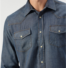Load image into Gallery viewer, T&V 2 Pocket Frontier Denim Shirt