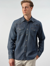 Load image into Gallery viewer, T&V 2 Pocket Frontier Denim Shirt