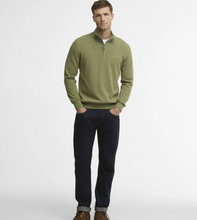 Load image into Gallery viewer, Barbour Cotton Quarter Zip Sweater Laurel