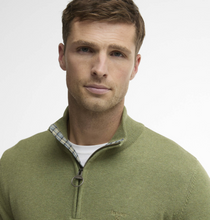 Load image into Gallery viewer, Barbour Cotton Quarter Zip Sweater Laurel