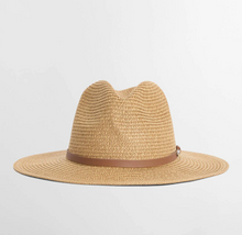 Load image into Gallery viewer, Barbour Women Evelyn Braid Trilby Hat Tan